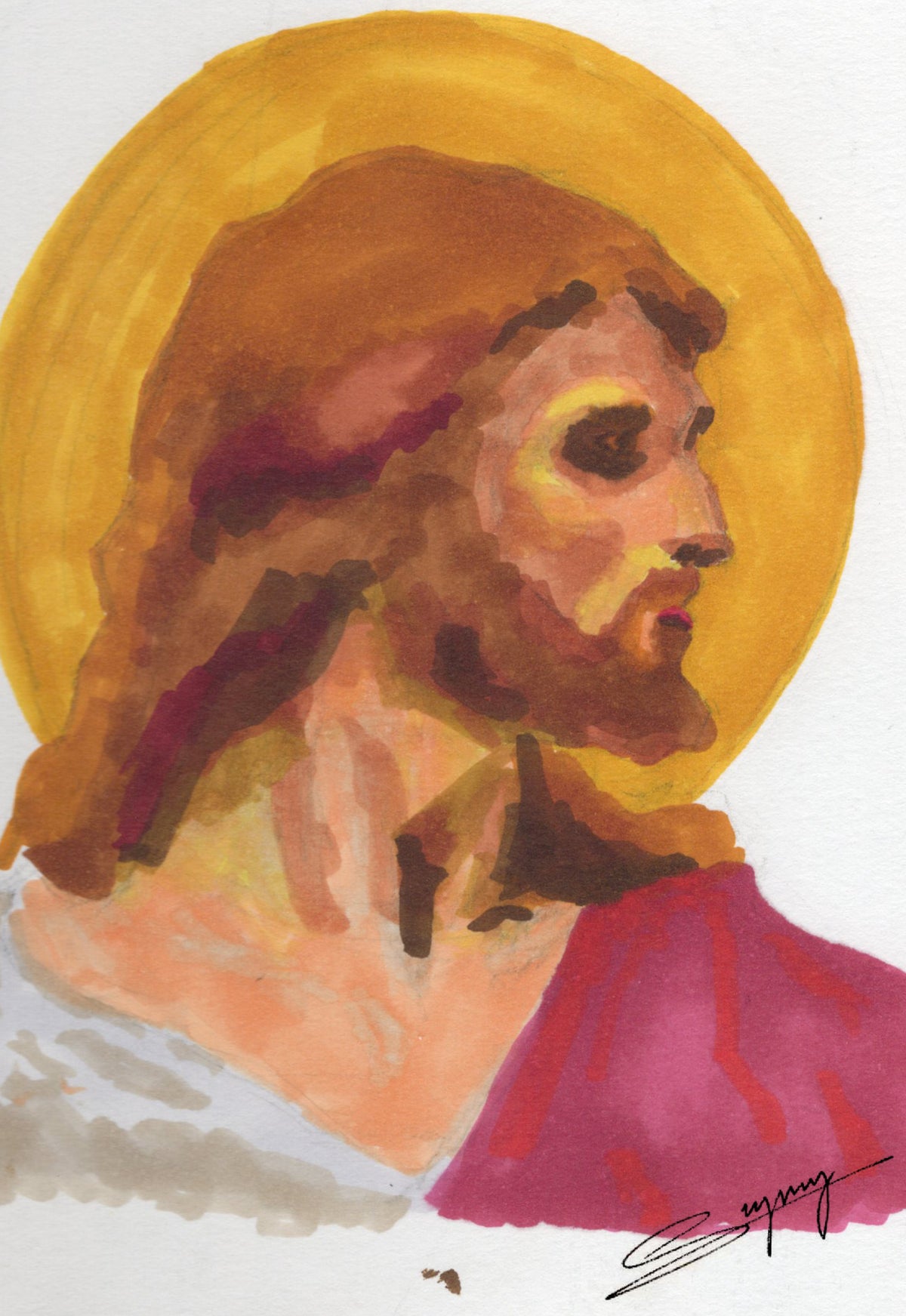 "Luke 11:9" A4 Print