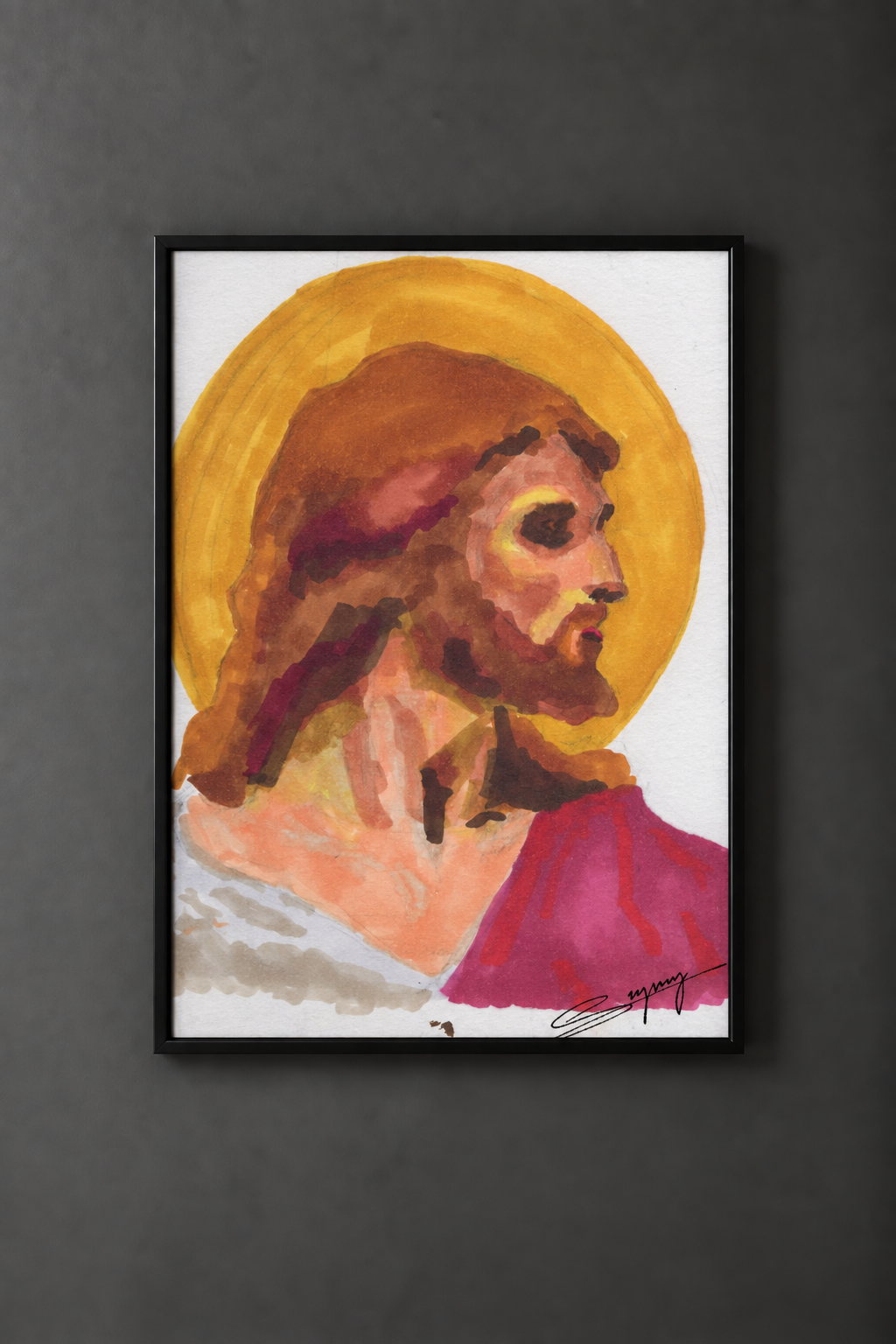 "Luke 11:9" A4 Print