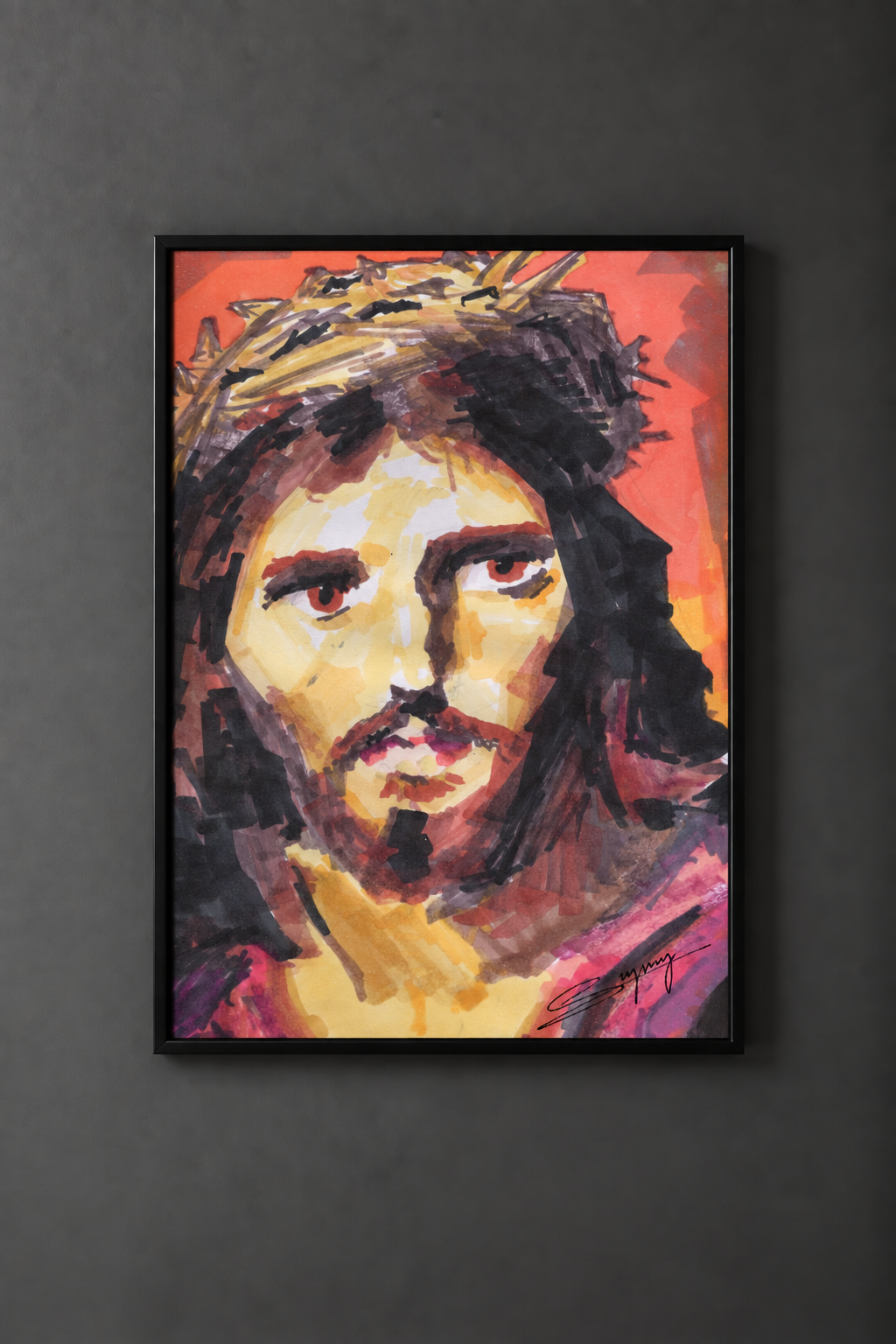"Luke 23:35" A4 Print