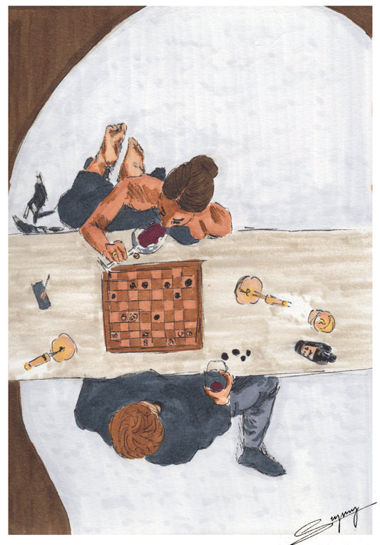 "Chess Date" A3 Print
